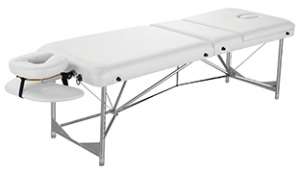 Massageliege Camcun zusammenklappbar weiß