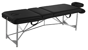 Massageliege Camcun zusammenklappbar schwarz
